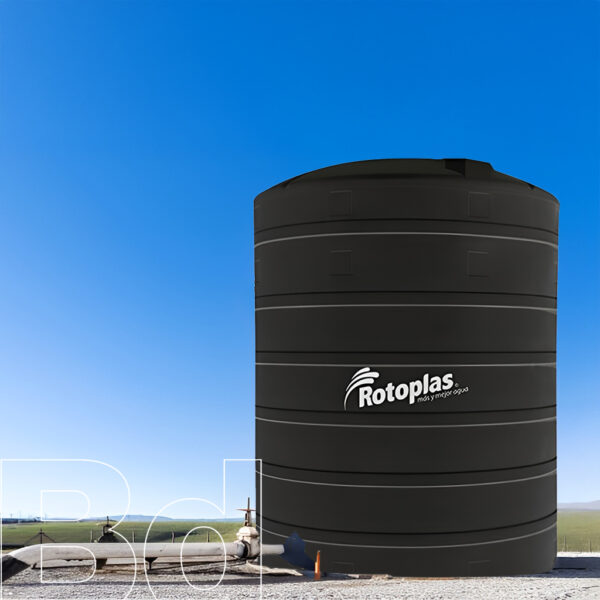 Tanque Industrial Rotoplas 25,000 litros negro