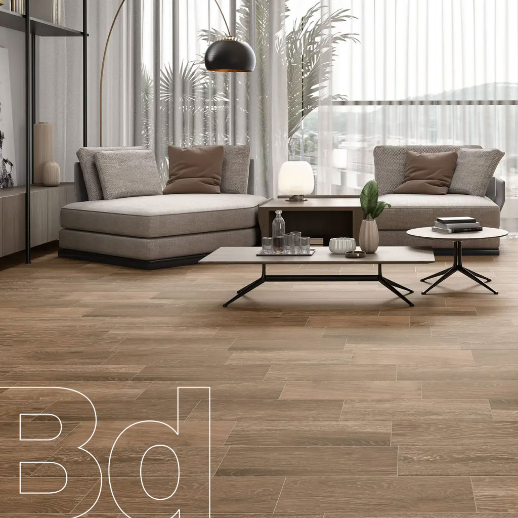 Duela cerámica Chalet Wood café