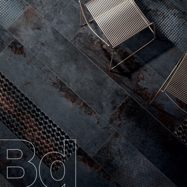 Porcelanato Metallo Nero